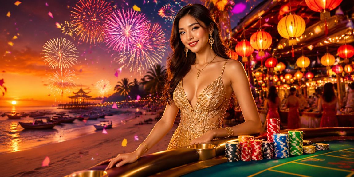 Cảnh chợ đêm Phú Quốc rực rỡ ánh đèn – người dùng đăng ký nhận bonus trên điện thoại